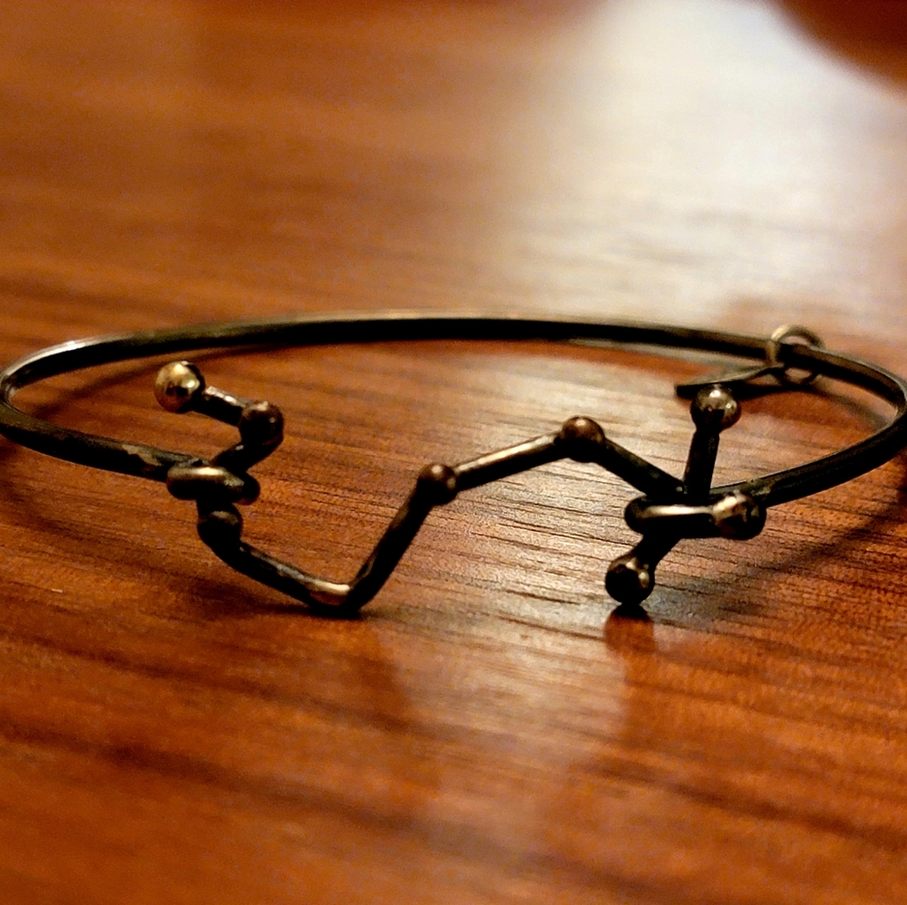 Ikcha Silver Scorpio Constellation Bracelet